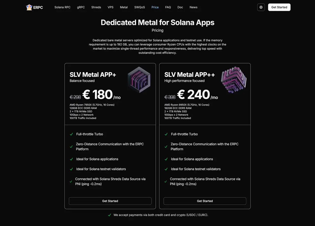 Dedicated Metal for Apps