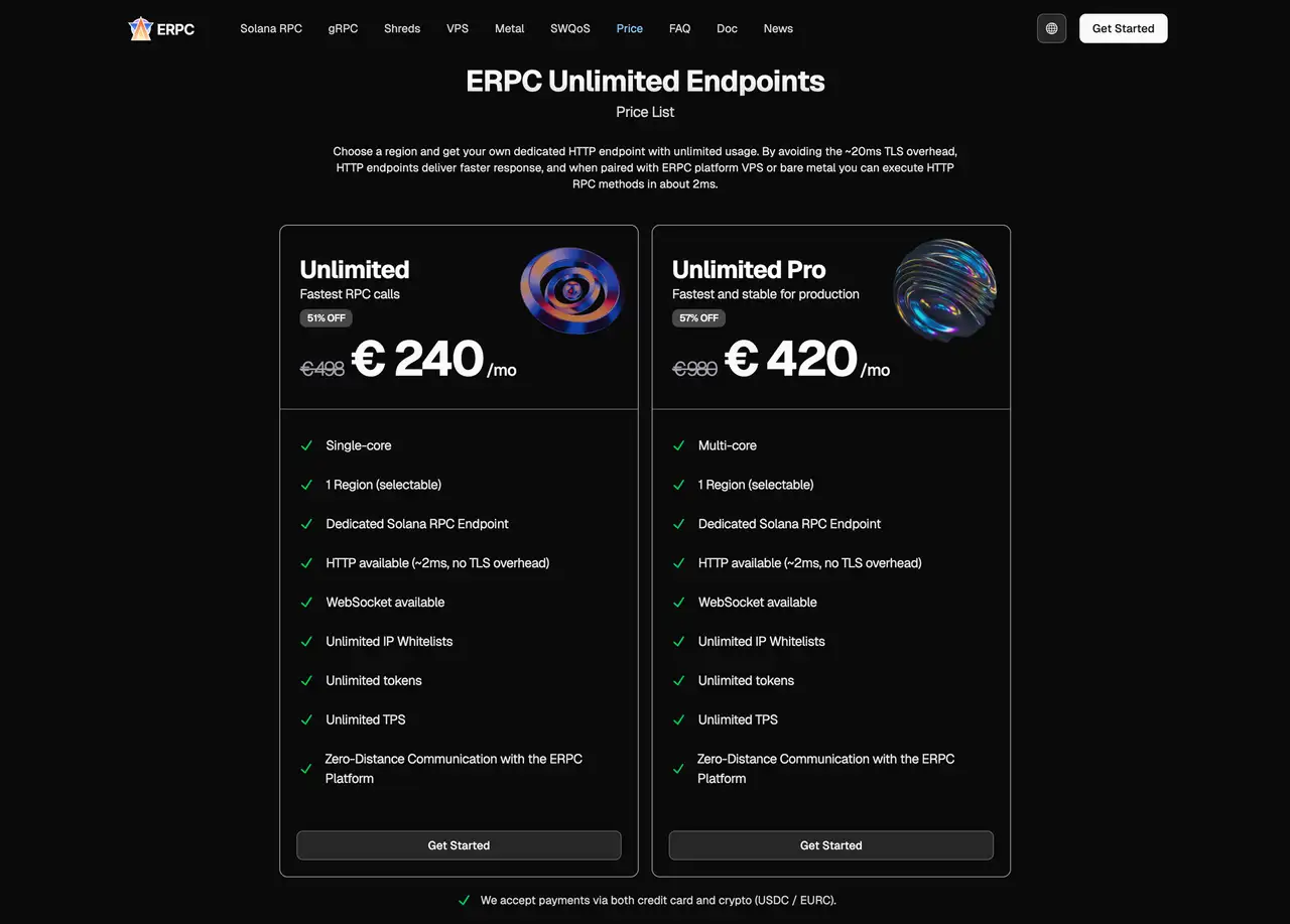 Unlimited Endpoints Pricing