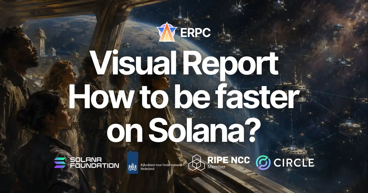 ERPC публикует отчёт «How to be faster on Solana?» (Как стать быстрее на Solana?) — визуализацию того, что определяет скорость на Solana, как физику сетевого расстояния, с данными в реальном времени