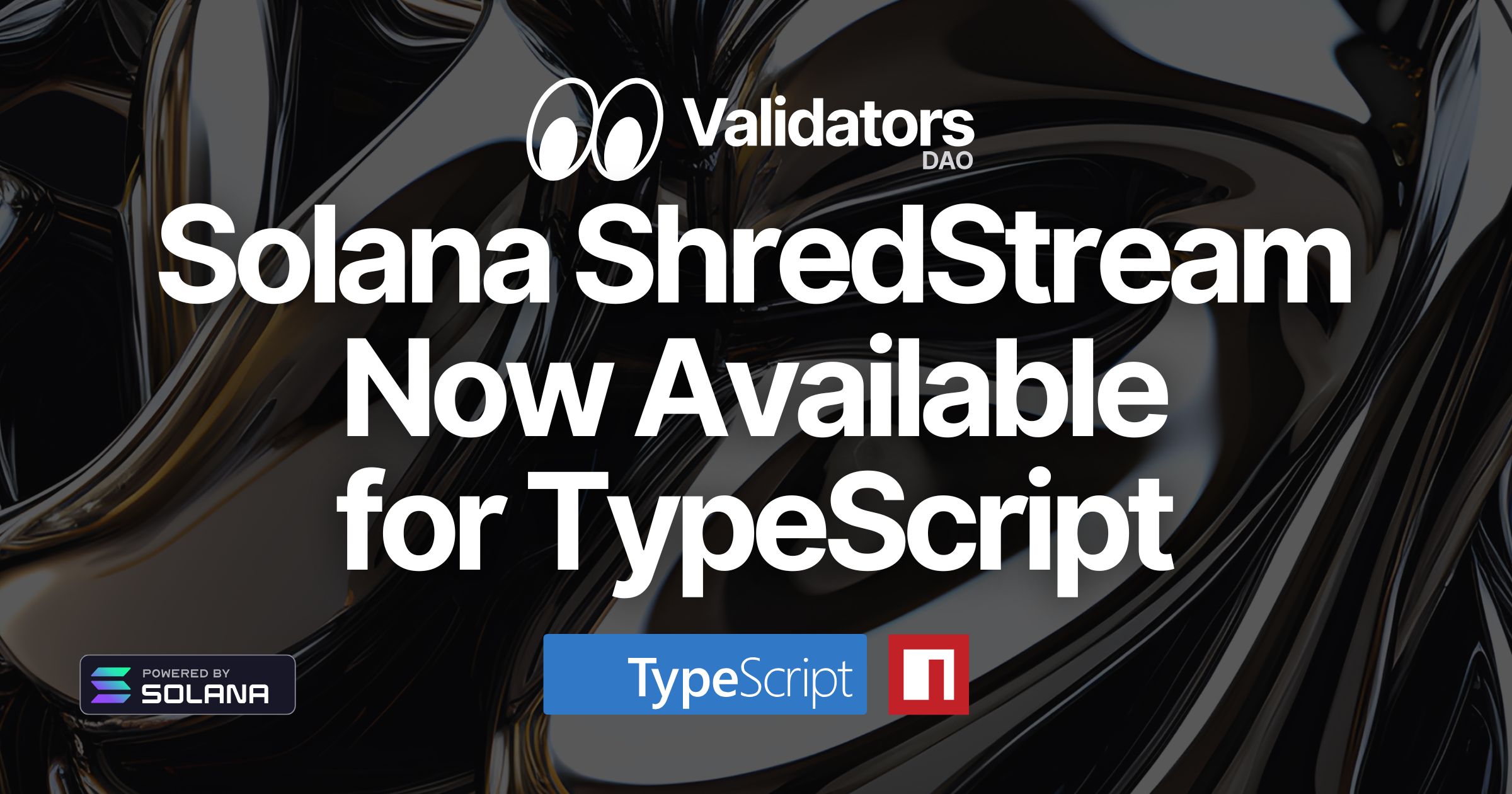 Solana Direct Shreds (ShredStream) jetzt für TypeScript verfügbar