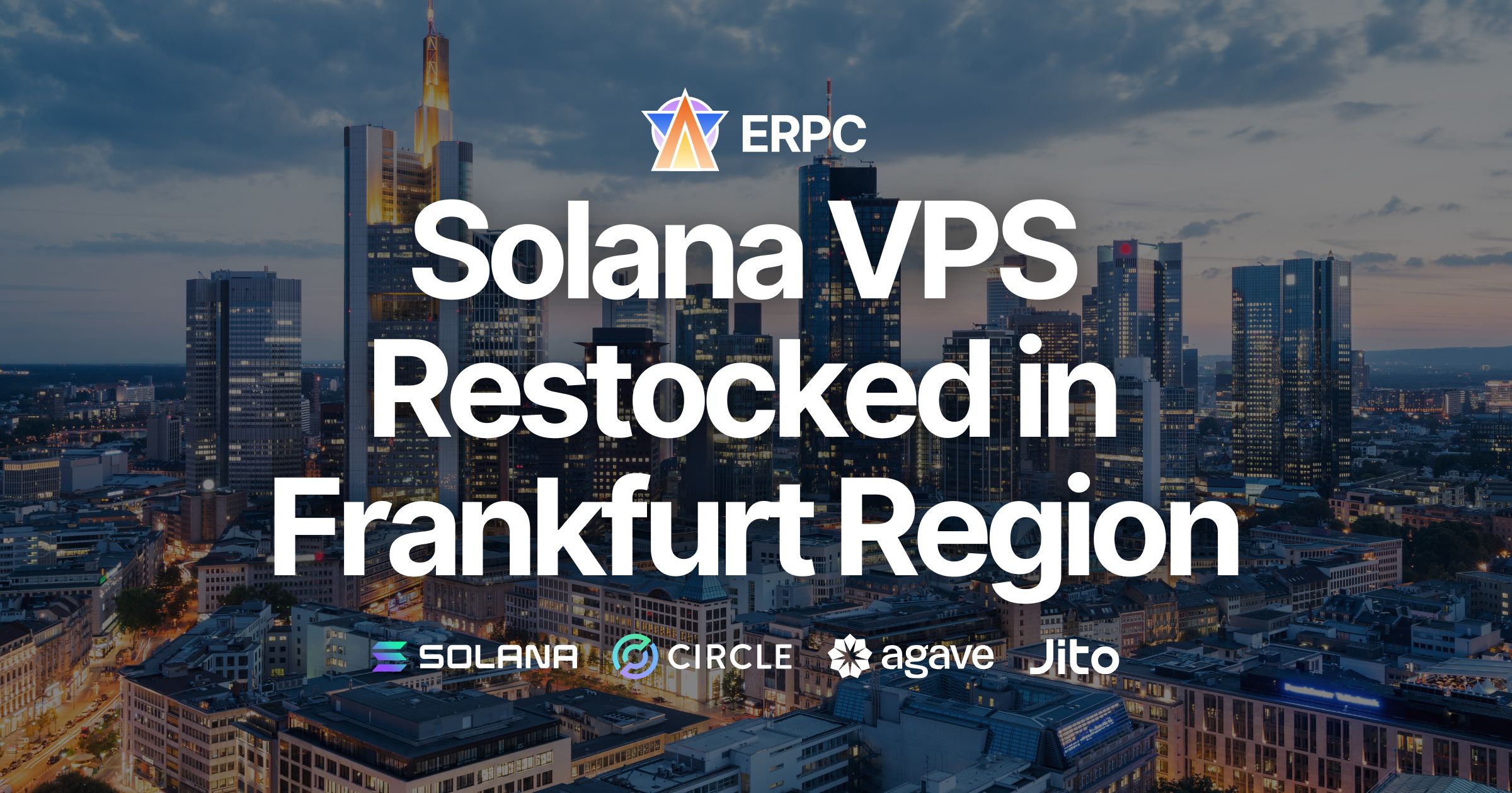 Hochleistungs-Solana-VPS in der beliebten Region Frankfurt nach sofortigem Ausverkauf wieder verfügbar