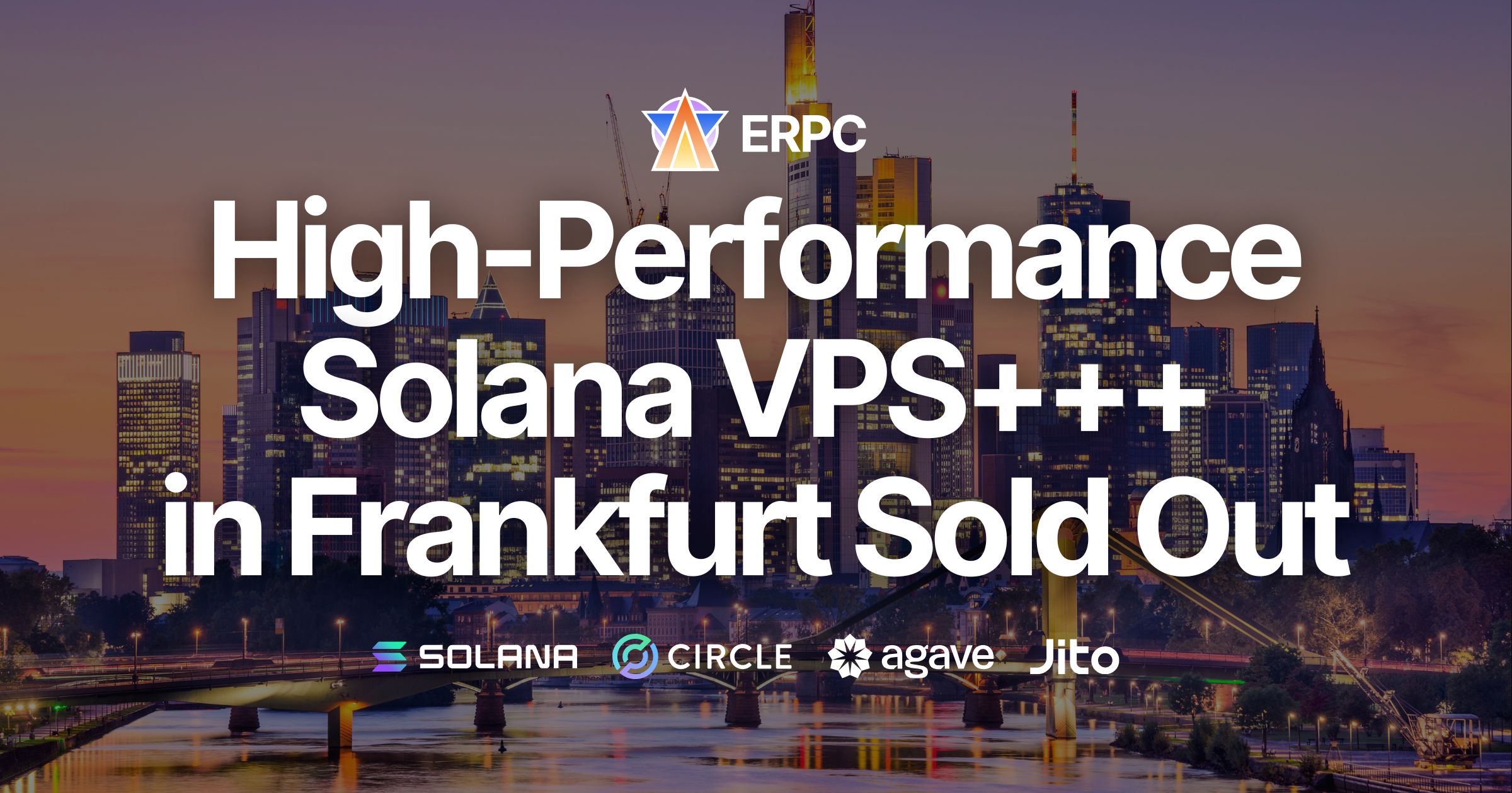 Hochleistungs-Solana-VPS+++ in Frankfurt ausverkauft – Erweiterung der Region geplant