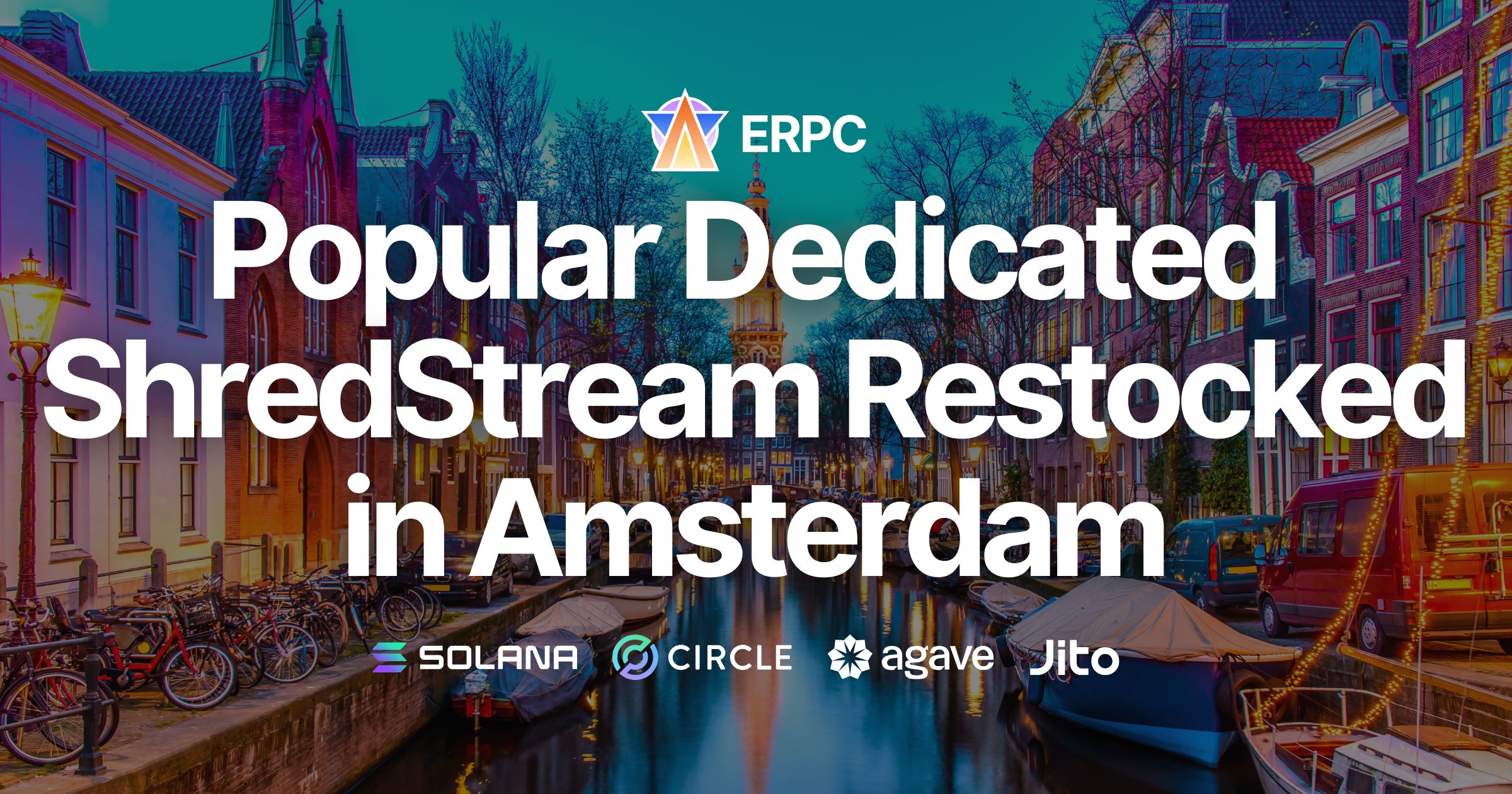 ERPCs sehr beliebter Dedicated ShredStream ist in der Region Amsterdam wieder verfügbar