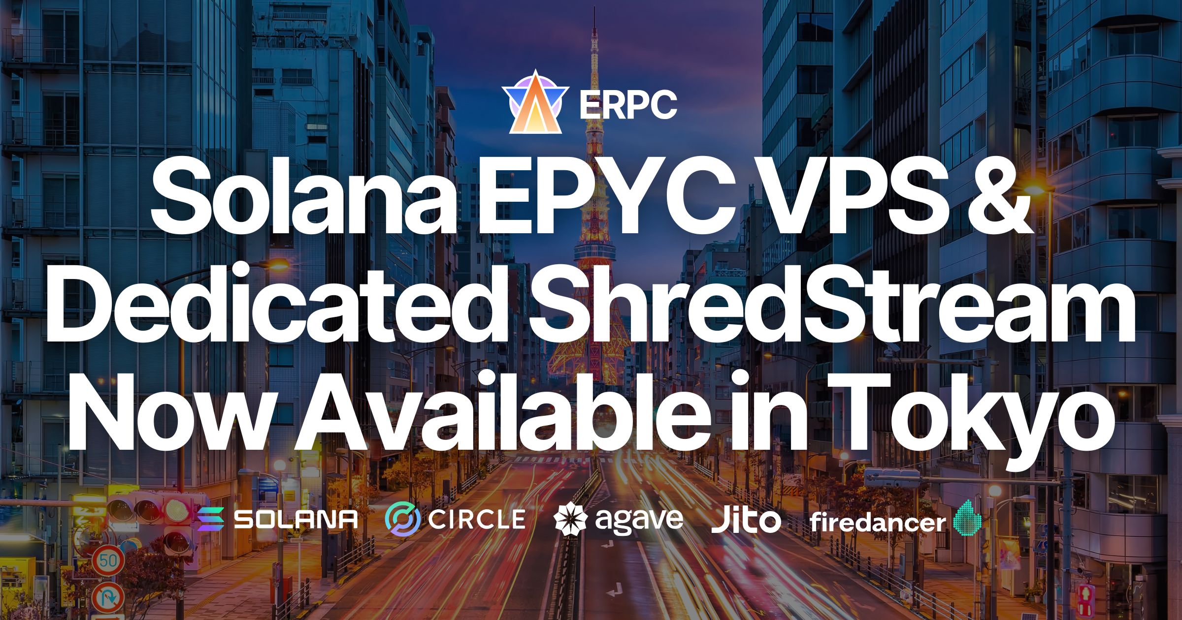 Высокопроизводительные Solana EPYC VPS и выделенный ShredStream теперь доступны в регионе Токио