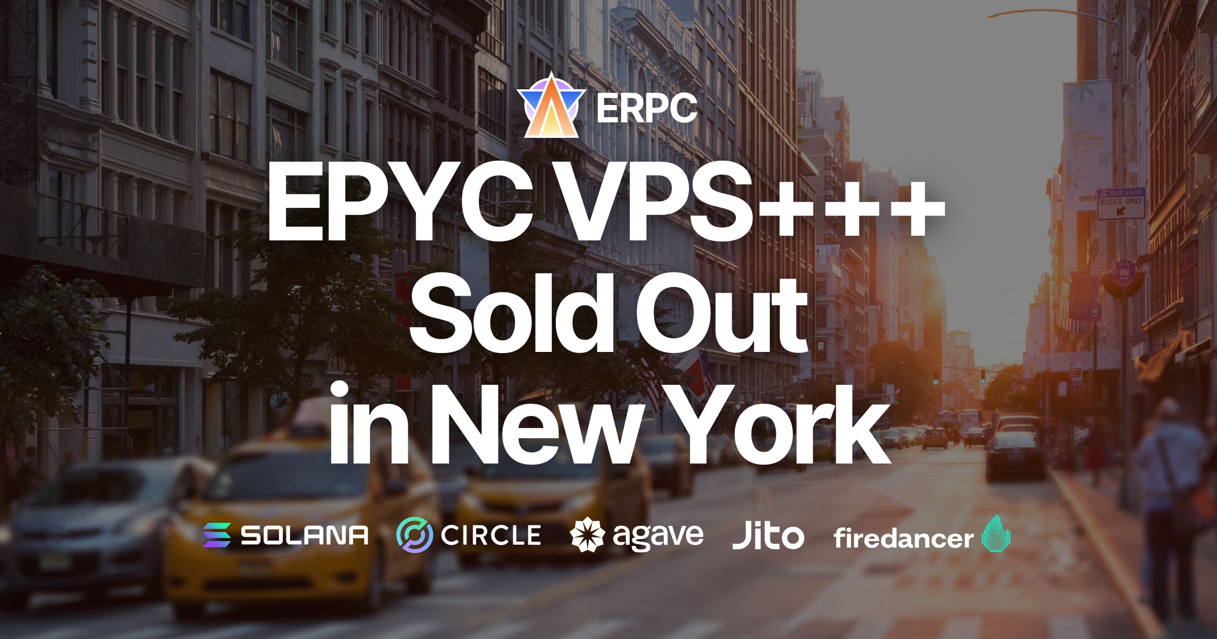 Популярный Solana EPYC VPS+++ ERPC в регионе Нью-Йорк полностью распродан