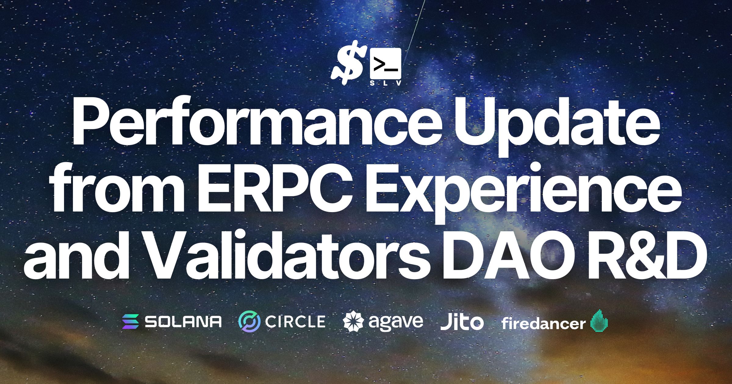 SLV публикует open-source настройки производительности на основе практики Solana ERPC и R&D Validators DAO