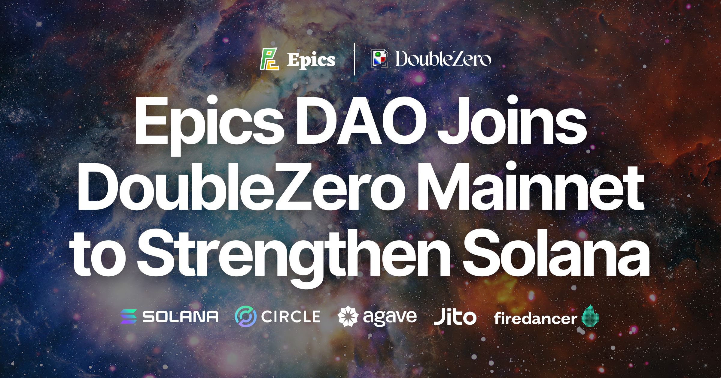 Epics DAO 支持 DoubleZero 主网