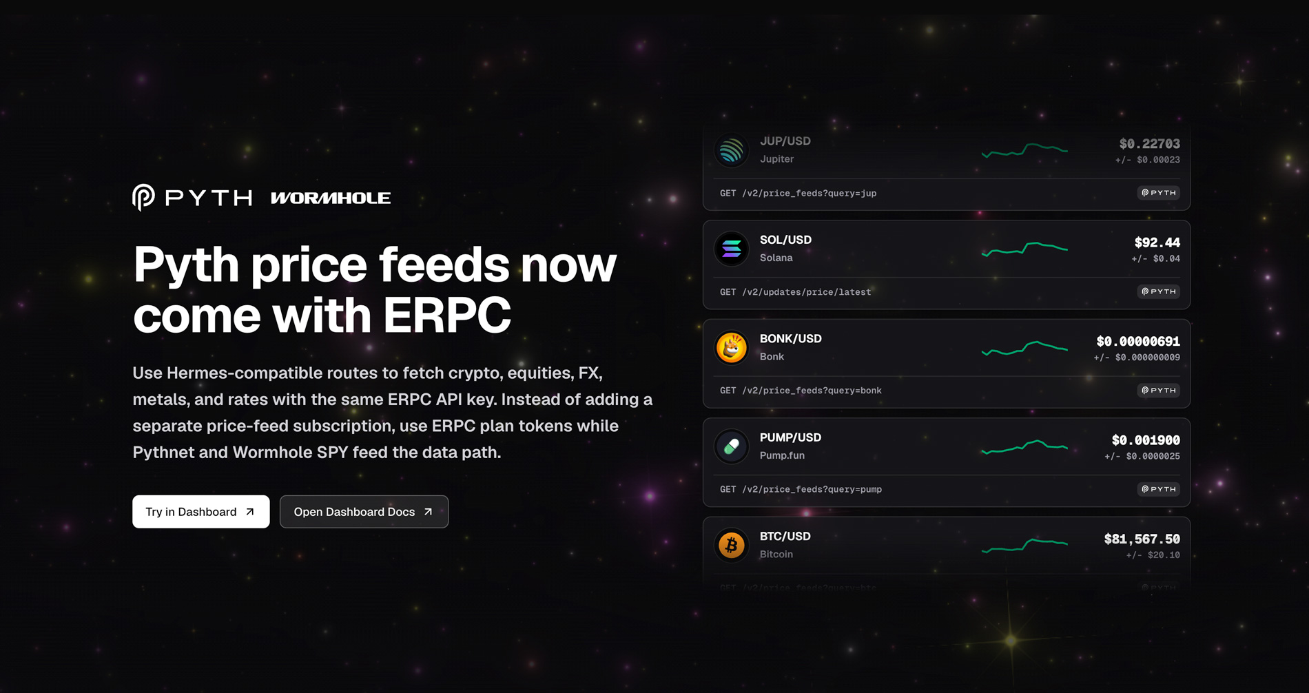 ERPC Solana RPC Pyth price feeds