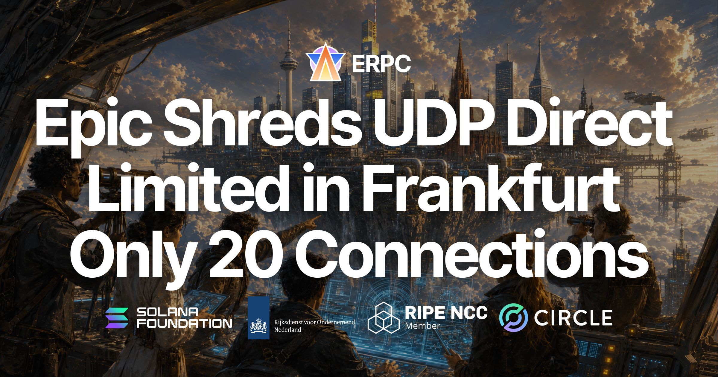 ERPC Launches Epic Shreds Direct in Frankfurt — Direct UDP from the World #3 Epics DAO Validator with No Forwarding Hop. Limited to 20 Connections, with Hourly Billing Available