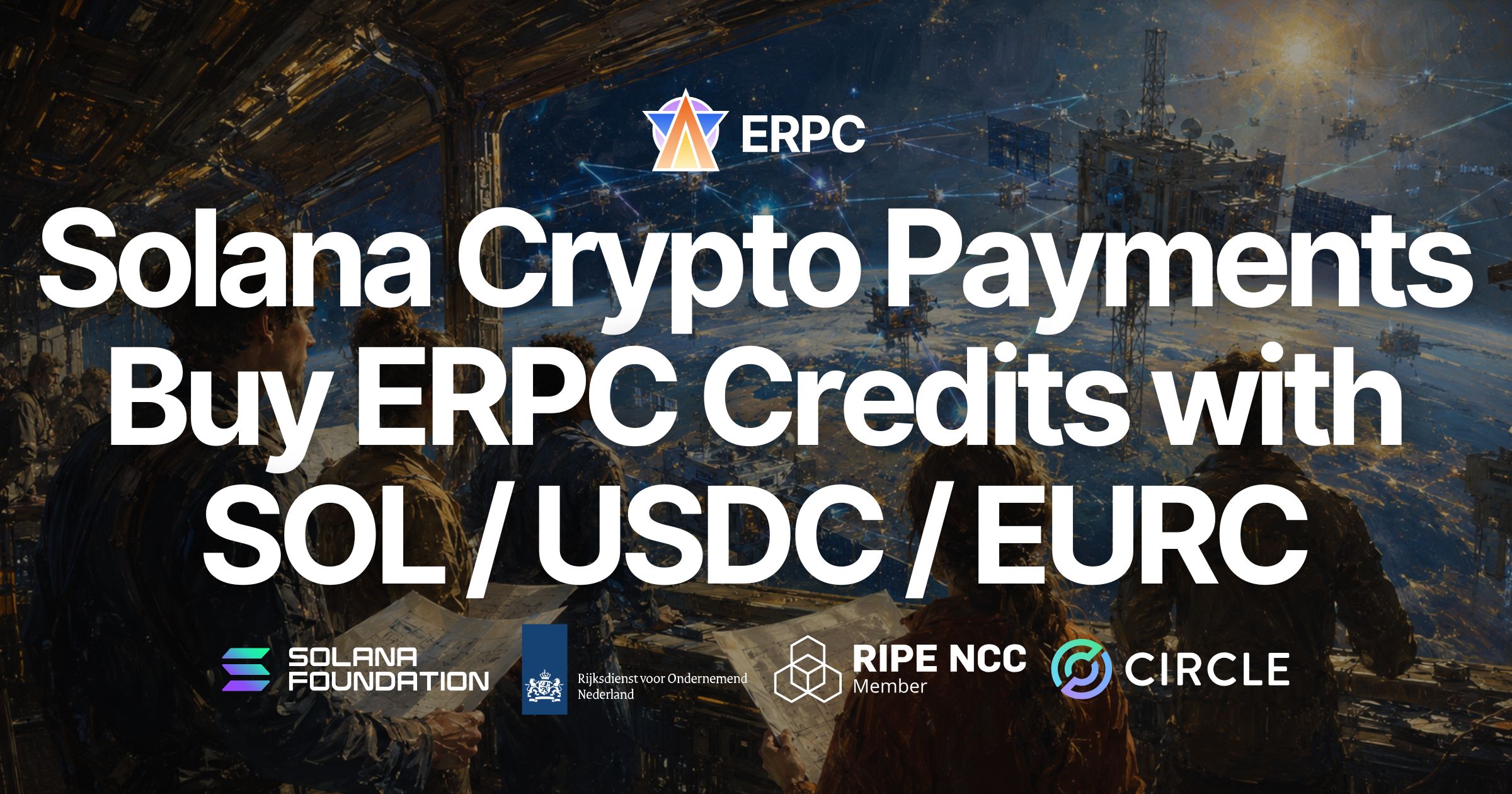 ERPC Adds Solana Crypto Payments — Buy ERPC Credits with SOL / USDC / EURC and Try Hourly Plans More Easily